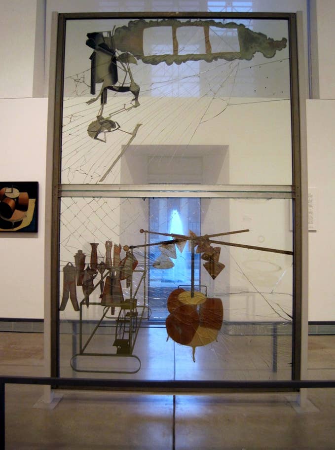 مارسيل دوشامب لوحة العروس المجردة من قبل عازفيها